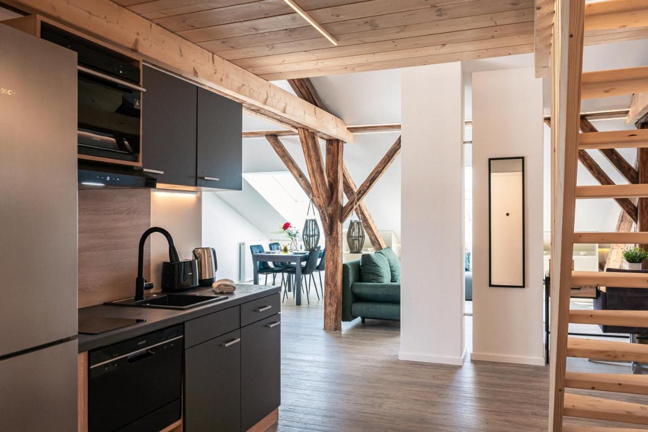 Crest - Riverside Lofts Mit Parken I Balkon I Kueche I Regendusche Passau Exterior photo