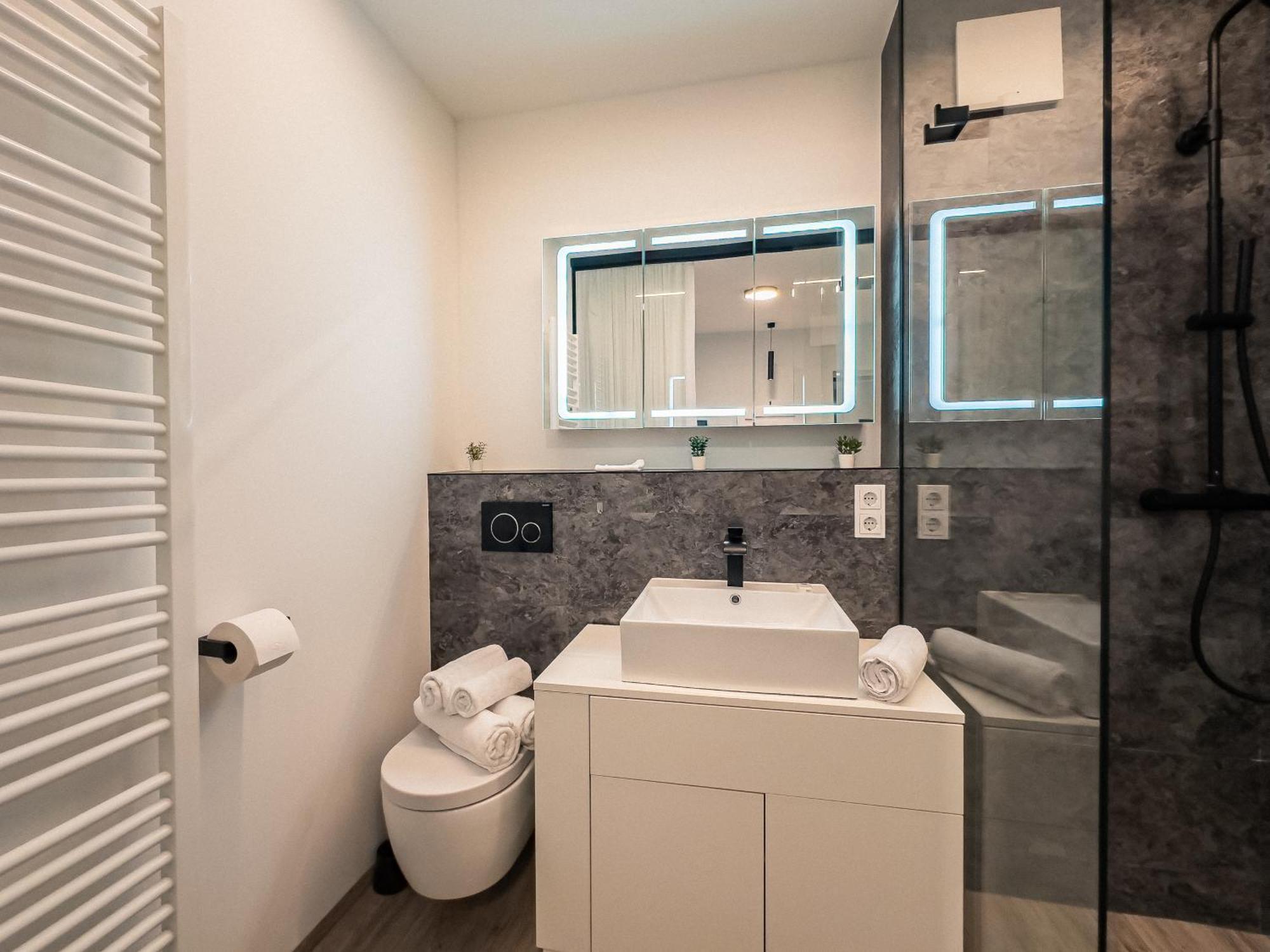 Crest - Riverside Lofts Mit Parken I Balkon I Kueche I Regendusche Passau Exterior photo